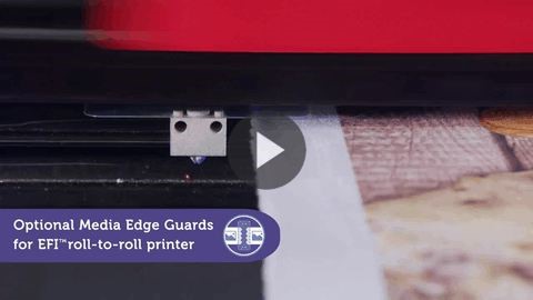 Optional Media Edge Guards for EFI R2R printer