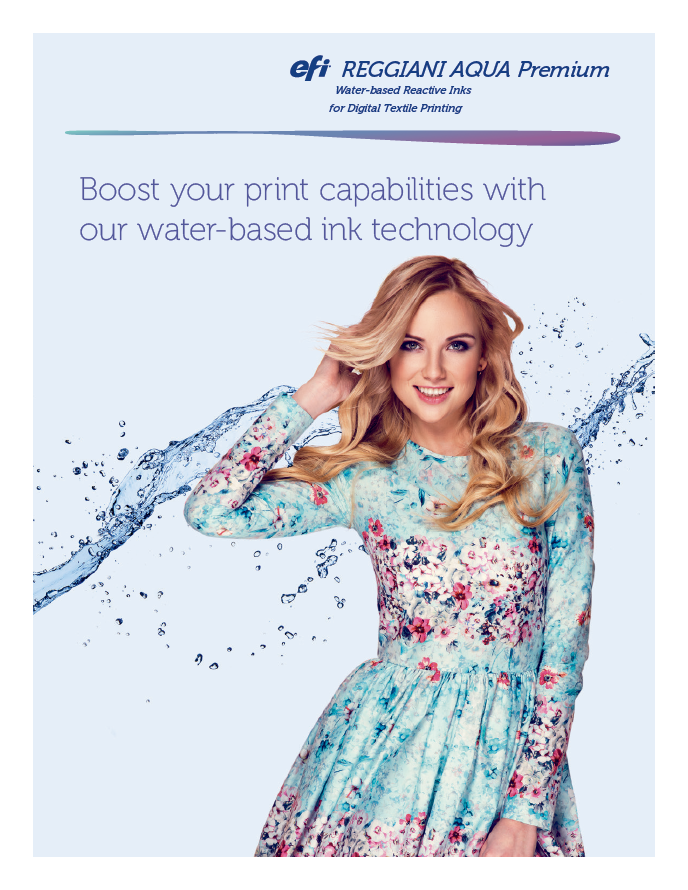 EFI Reggiani Aqua Premium Inks supporting visual