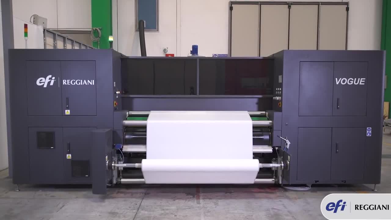 EFI Reggiani VOGUE Printer Overview supporting visual