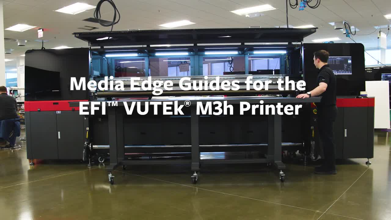 Media Edge Guides for the EFI VUTEk M3h Printer